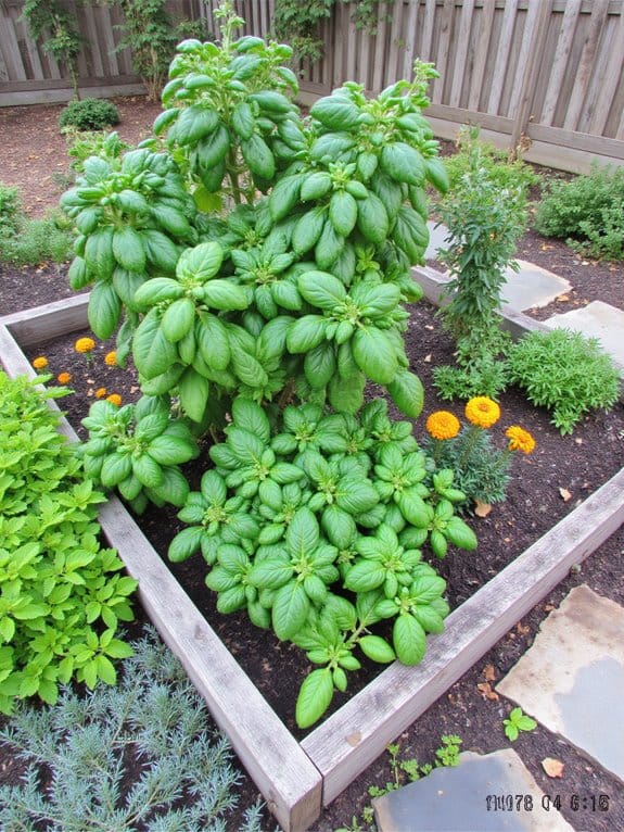 companion planting in tiers