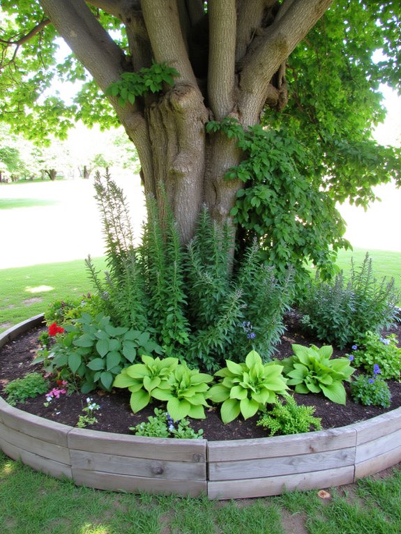 companion planting under trees