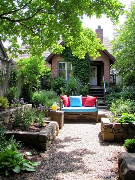 cozy built in seating areas