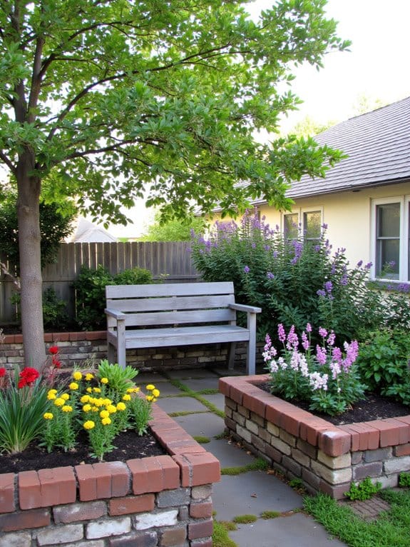 cozy garden seating retreat
