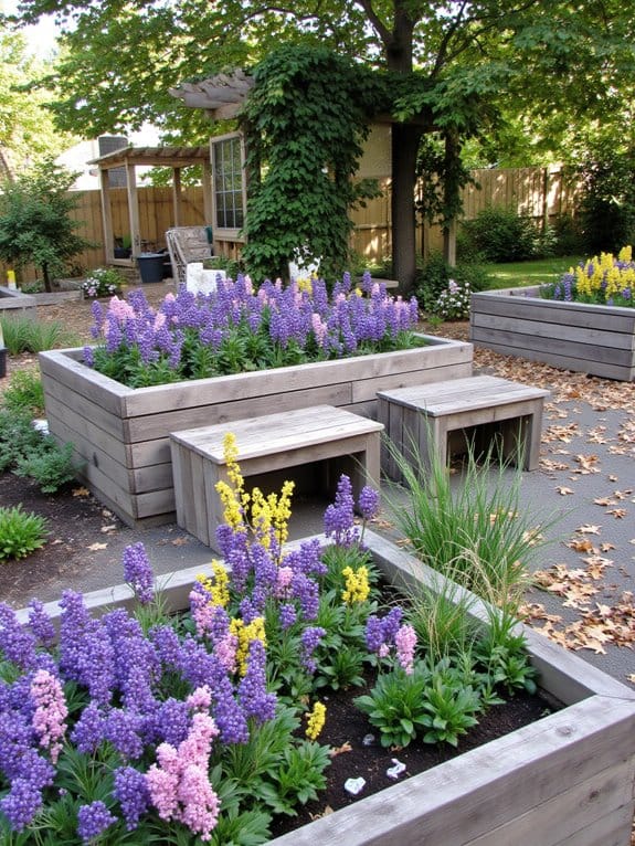 cozy garden seating retreat