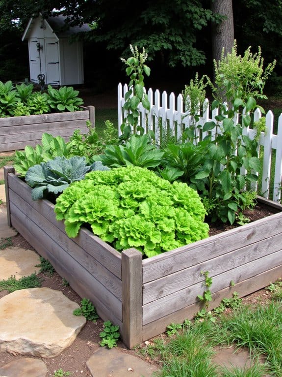 cozy rustic wooden beds