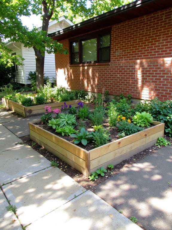 creative corner garden designs