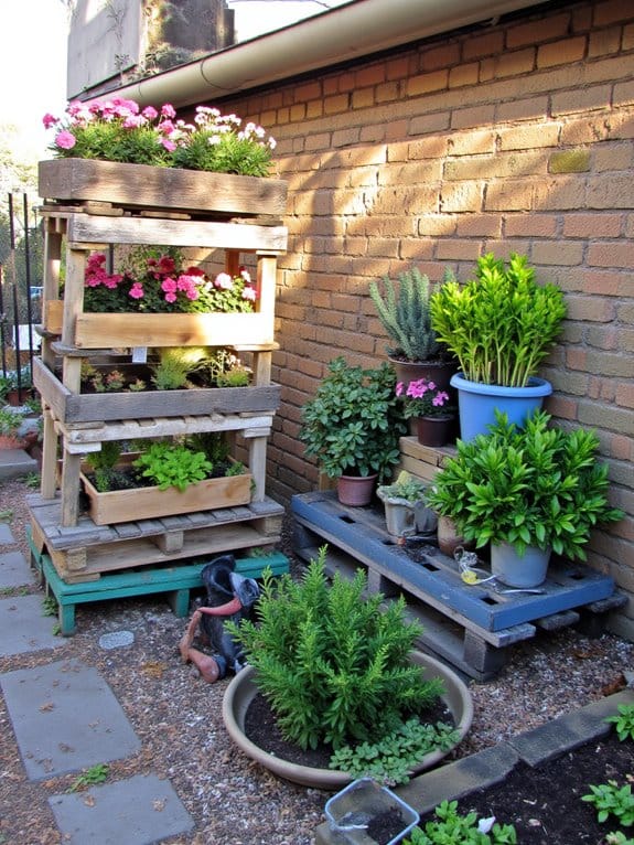 creative diy pallet planters