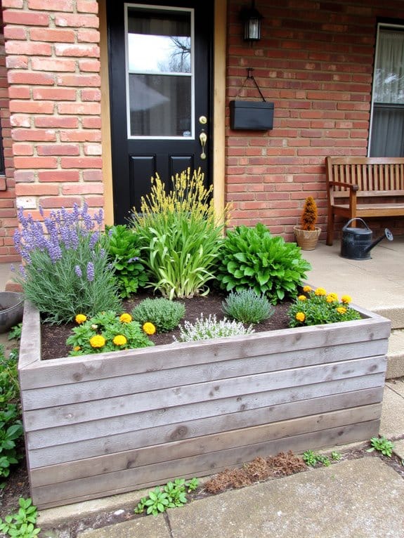 creative raised flower beds