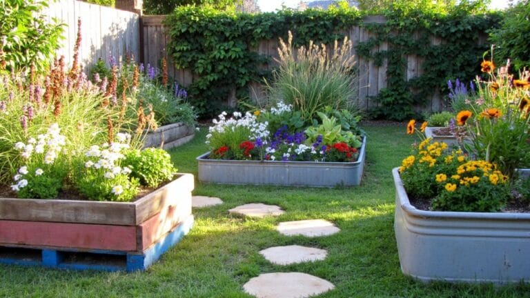 creative raised flower beds