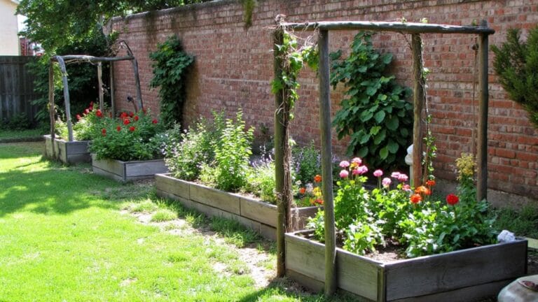 creative vertical flower beds