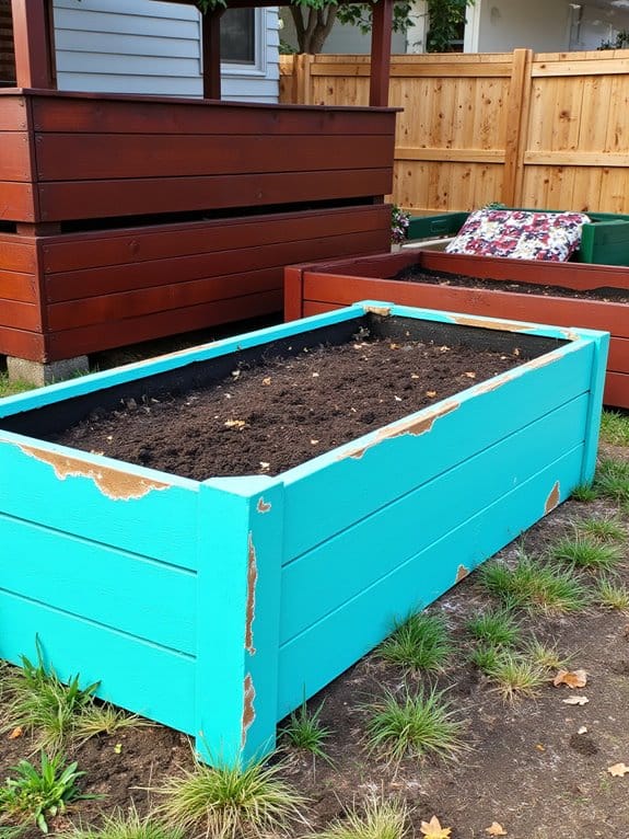 custom garden box transformation
