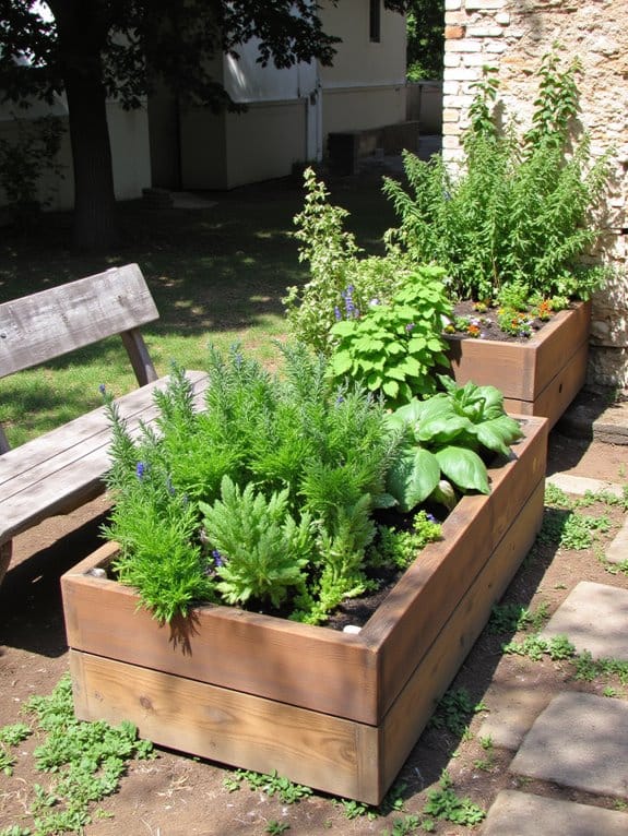 custom raised planters benefits