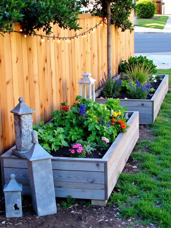 decorative elements enhance gardens