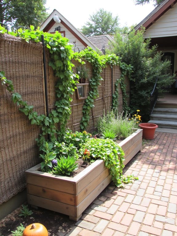 decorative fencing for planters