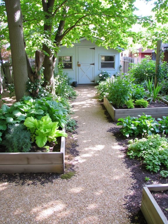 decorative gravel path accessibility