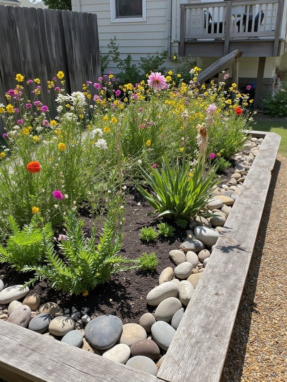 decorative stones enhance gardens