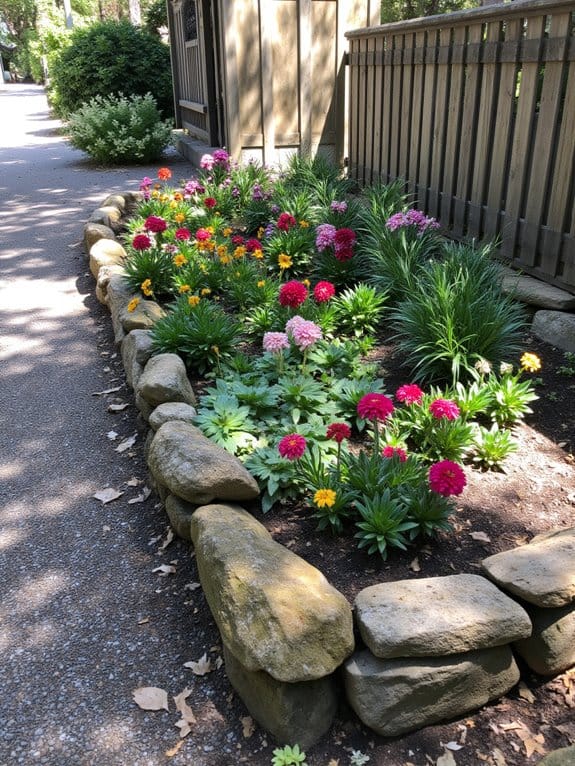 define flower bed boundaries