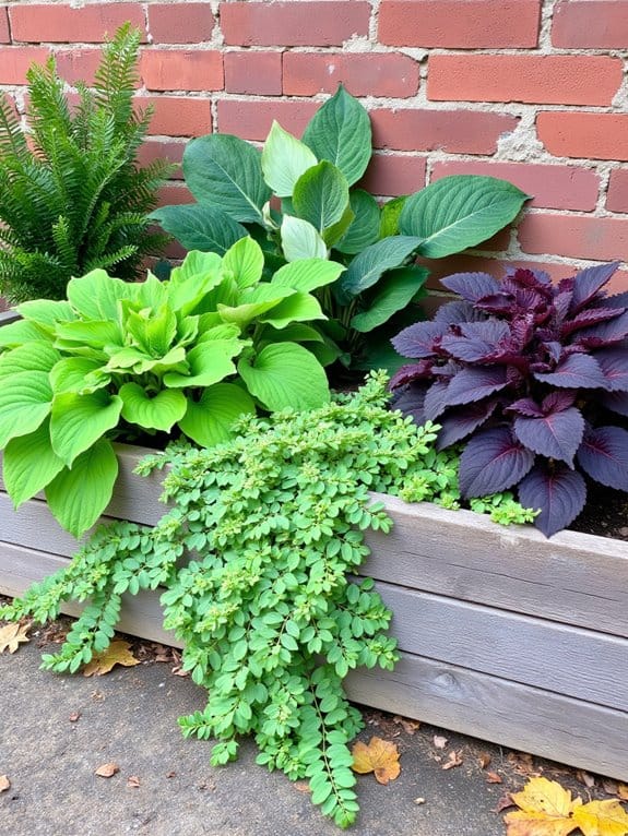 diverse leaf shapes enhance appeal