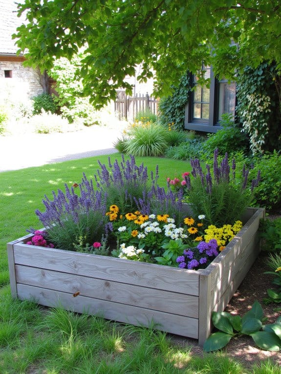 diverse native pollinator blooms