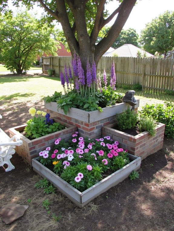 dynamic flower bed heights