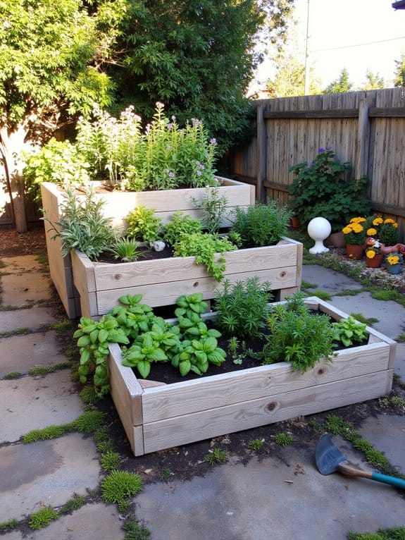 dynamic multi tiered garden design