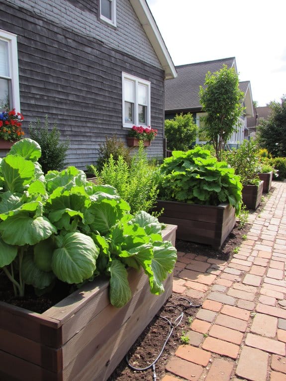 efficient raised bed irrigation