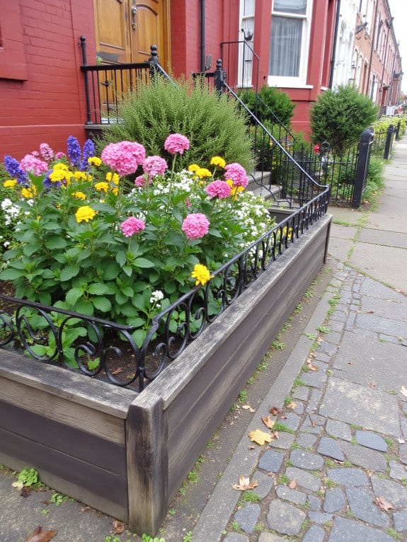 elegant raised bed edging