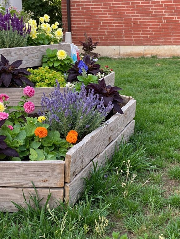 elevated garden bed design