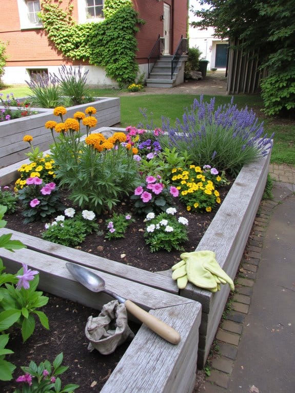 elevated planters enhance gardening