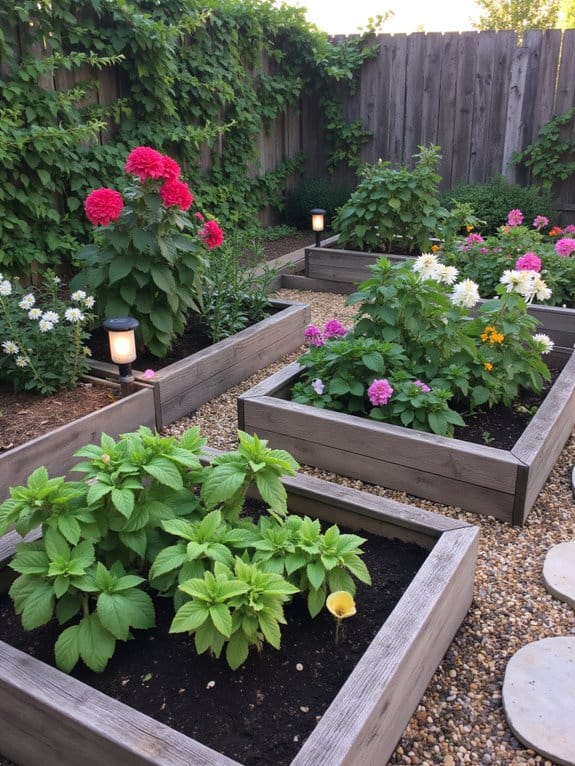 enchanting evening garden illumination