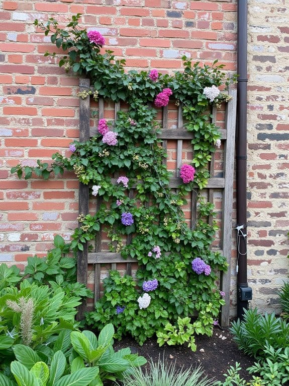 enchanting trellis lighting ideas