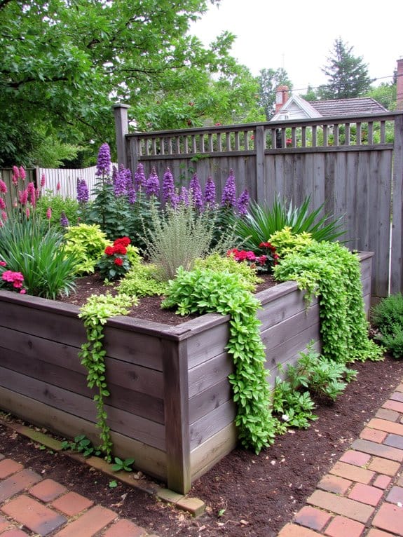 enhance garden with colors
