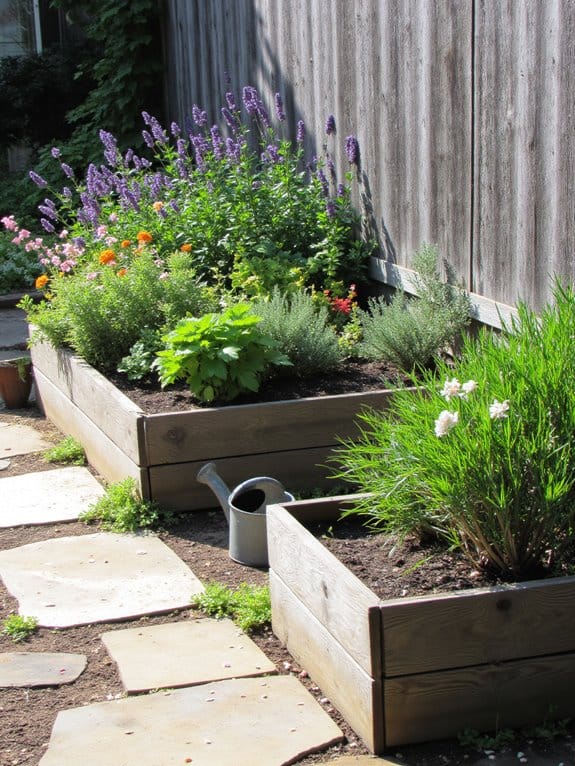 fragrant herbs enhance gardens