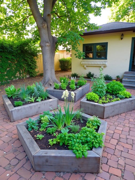 geometric garden bed designs