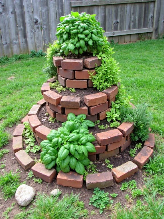herb spiral garden design