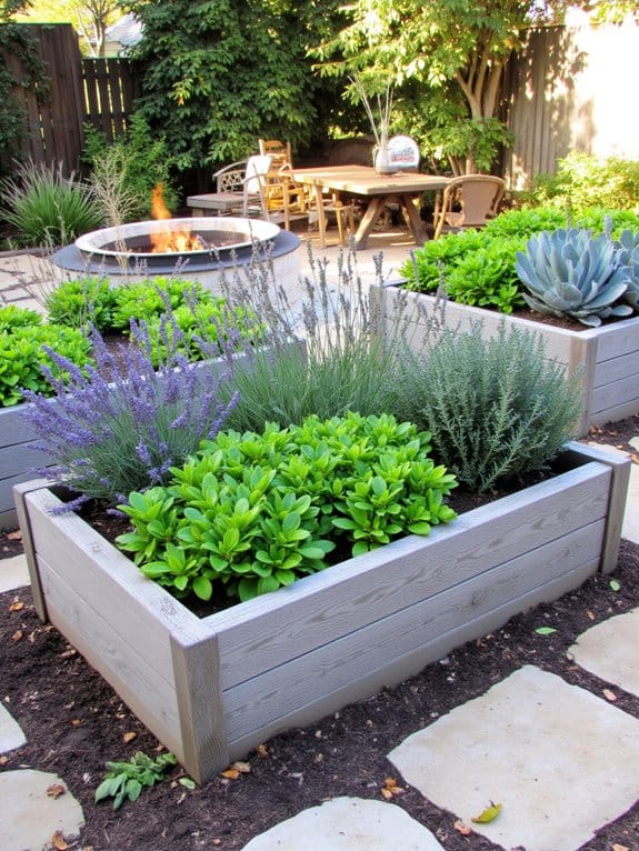 herbs flowers vegetables thrive