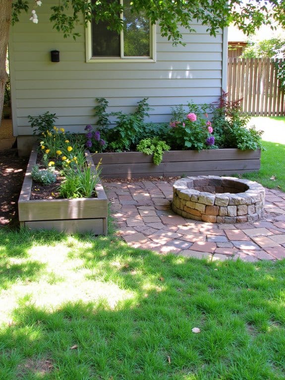 ideal fire pit placement