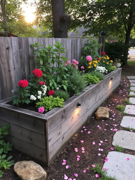 integrated led garden lighting