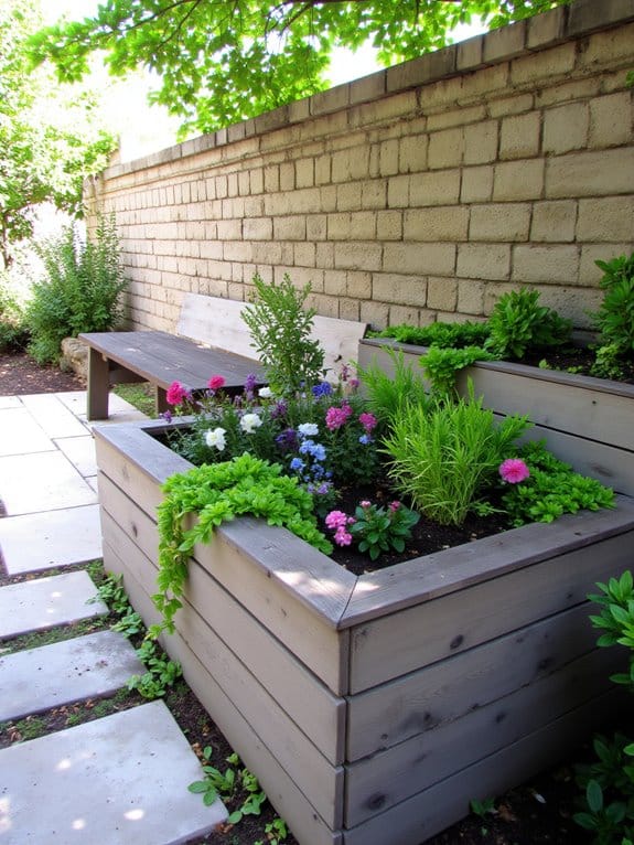 integrated seating for relaxation