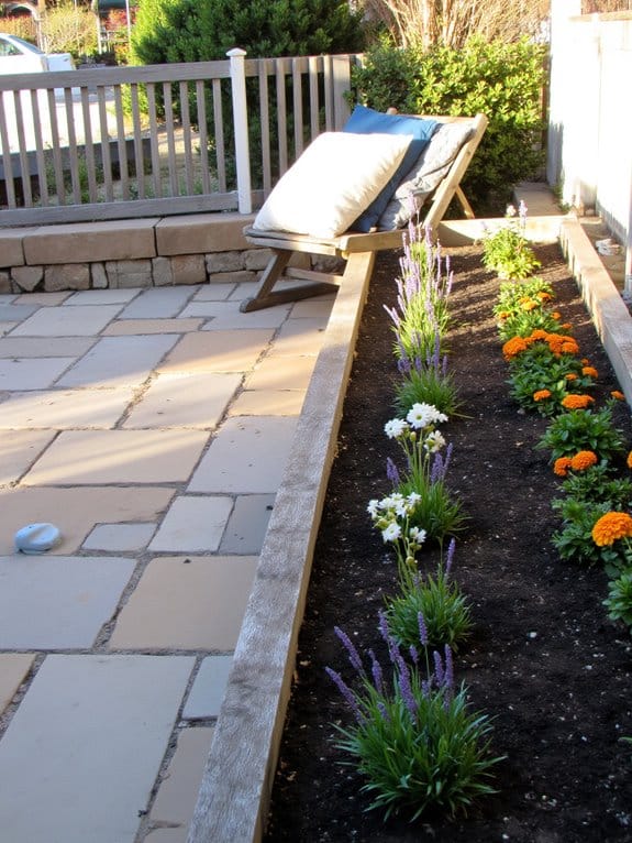 irrigated raised garden beds