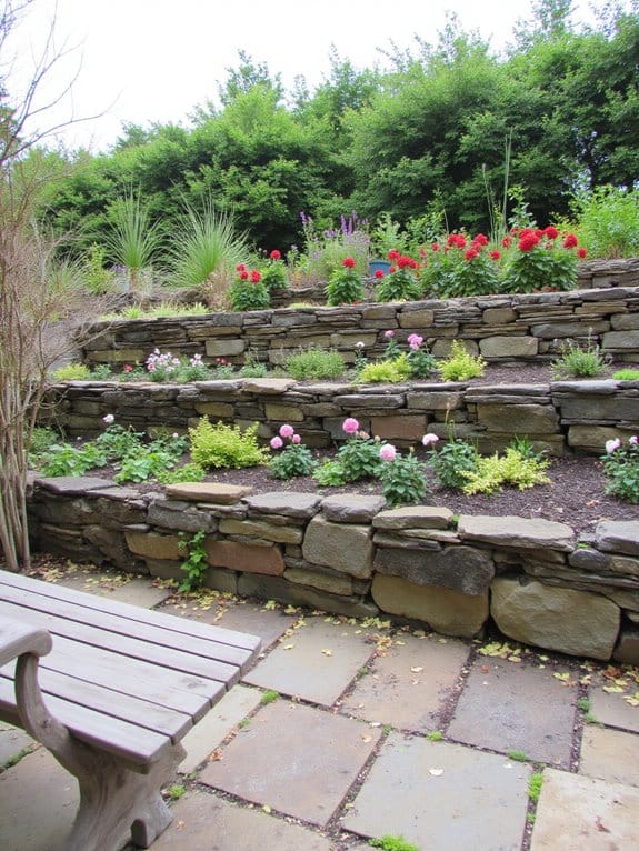 layered raised garden beds