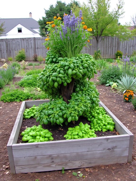 maximize space with herbs