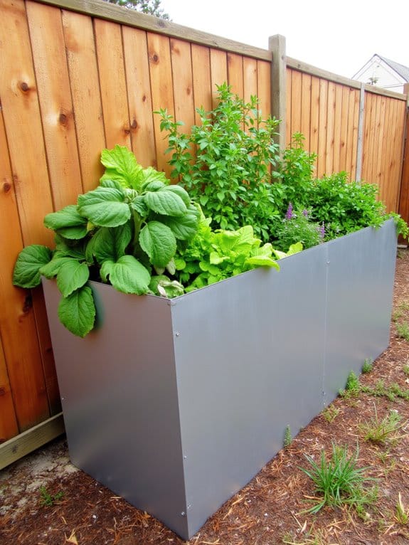 metal raised garden beds