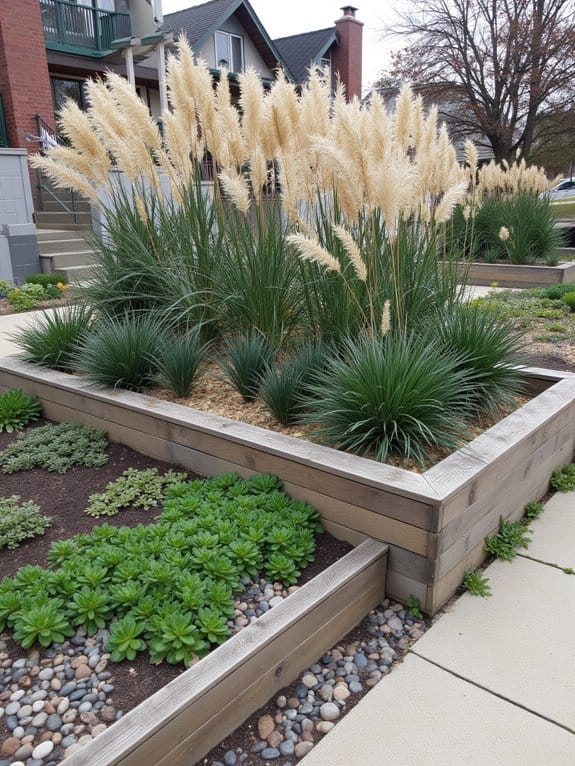 mixing textures and heights