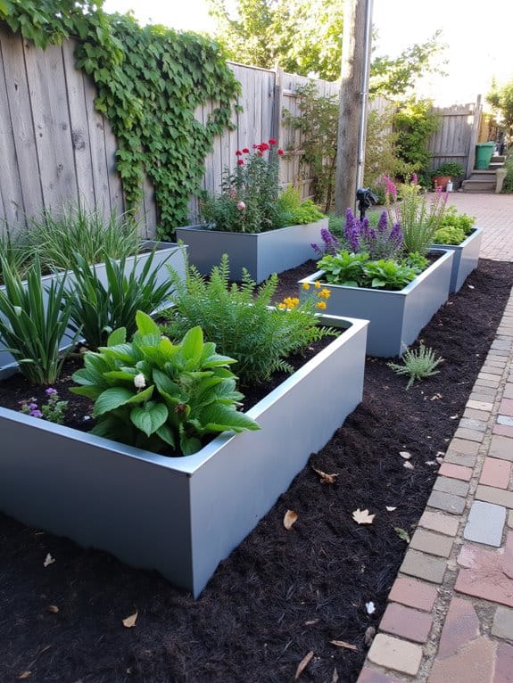 modern durable customizable garden beds