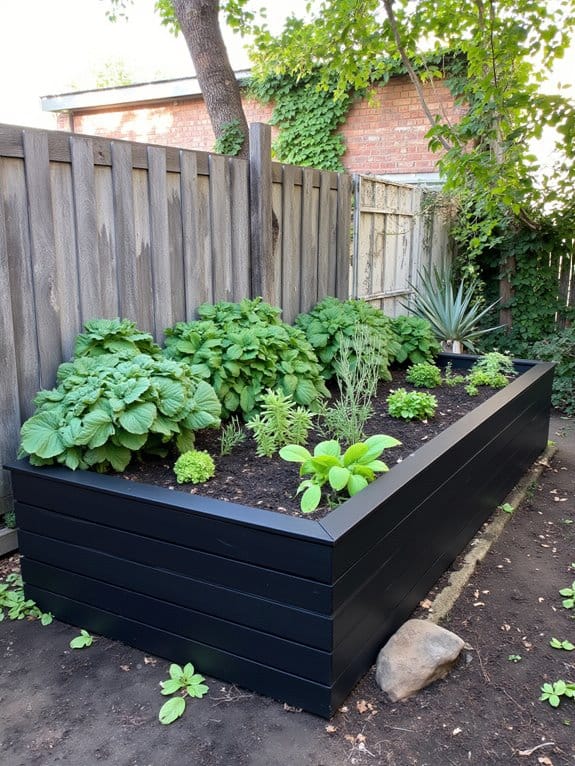 modern elevated garden design