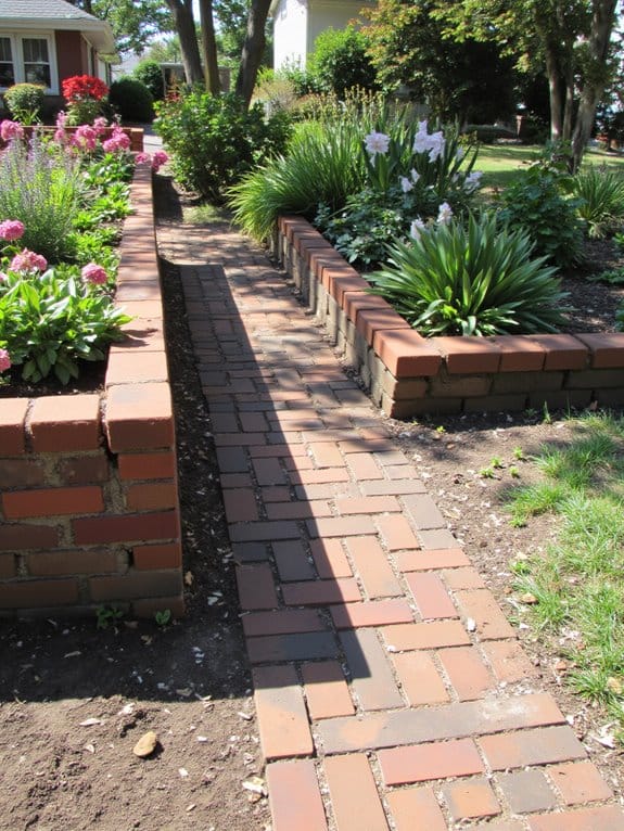 mortared vs dry stacked bricks