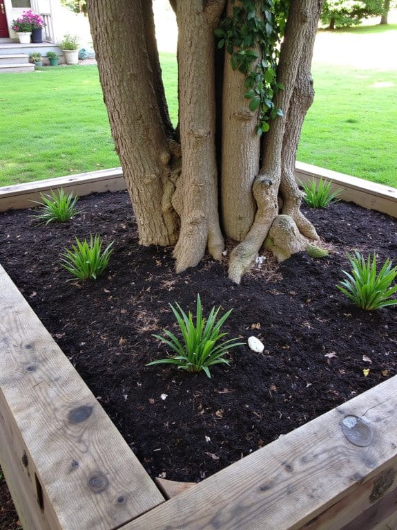 mulch for moisture and weeds