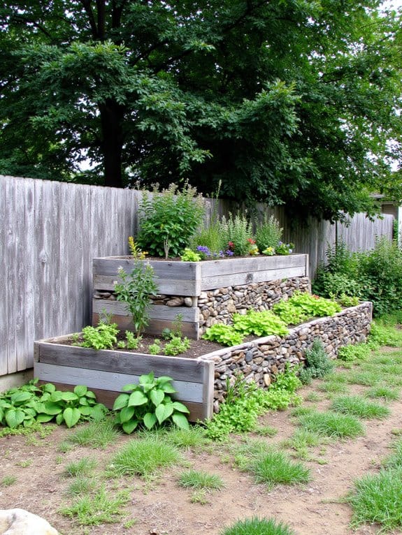 multi tiered garden bed design