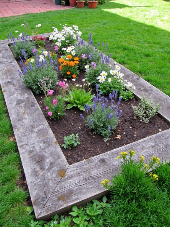 natural stone and wood