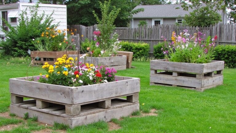 pallet flower bed ideas