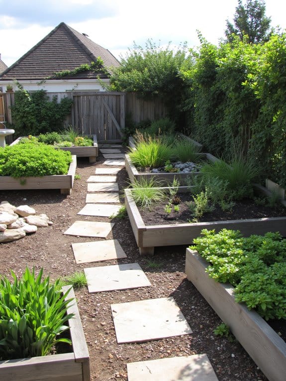 paths enhance garden accessibility