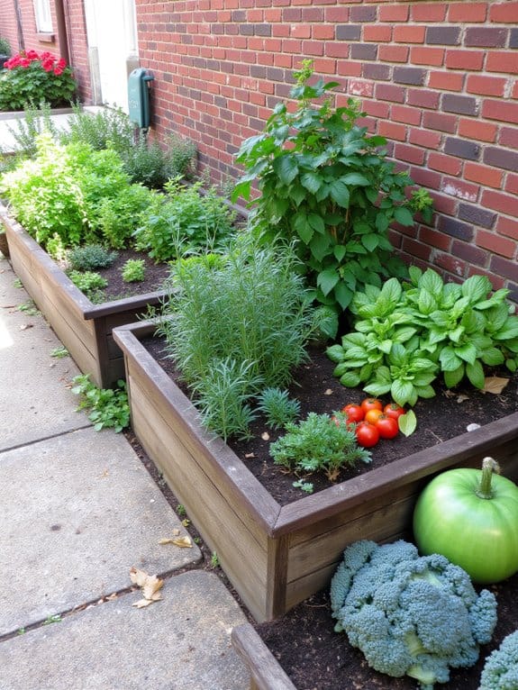 practical tiered garden beds